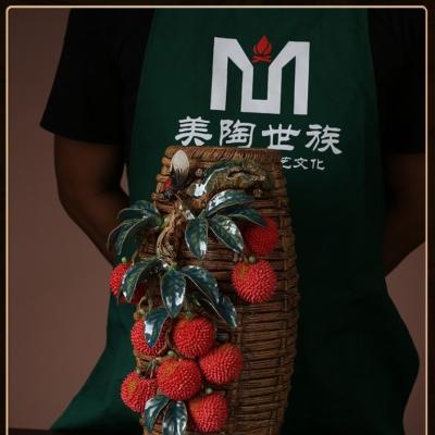 tượng sứ, tượng quả vải, tượng cây vải, tượng sứ trung quốc, gốm sứ trung quốc